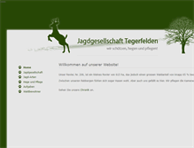 Tablet Screenshot of jagd-tegerfelden.ch